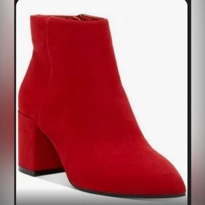 Size six red lava INC international concepts booties